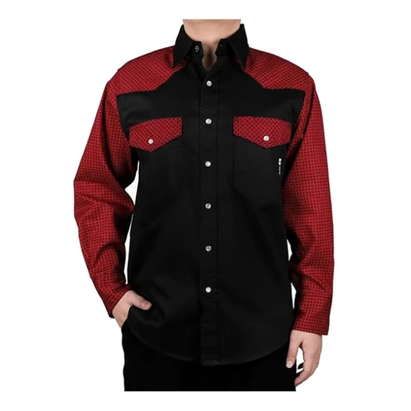 Fire Resistant Arc CAT2 Clothing FRC Twill Fabric Shirt 6.5OZ Flame Retardant FR Work Shirts
