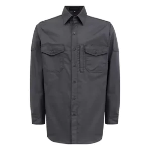 Fire Resistant Arc CAT2 Clothing Solid Color Cotton 6OZ Welding Flame Retardant FR Work Shirts