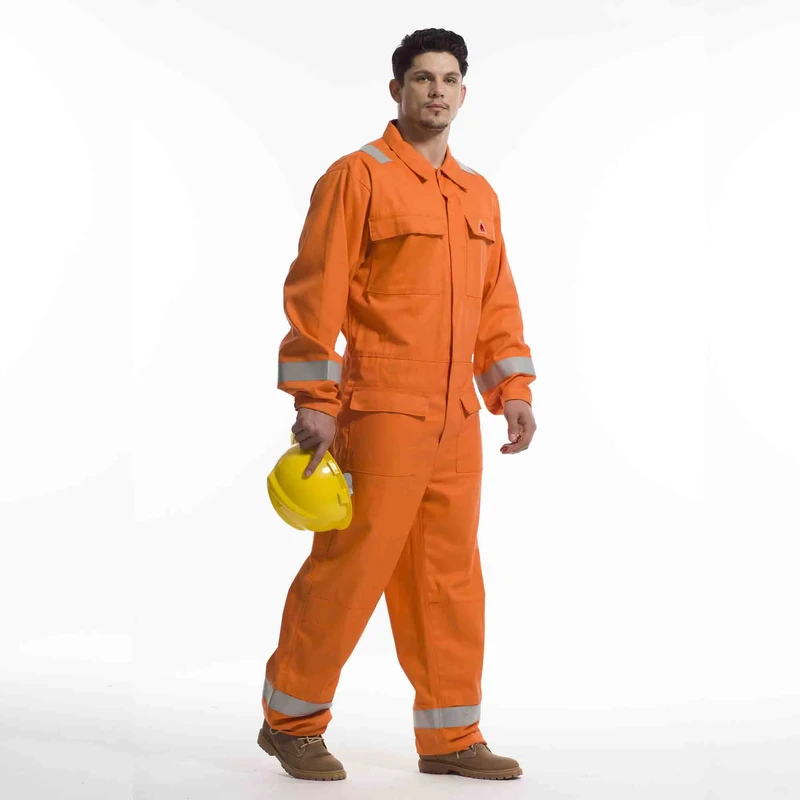 Fire-Resistant Reflective Electrician Workwear Safety Suit Security Uniform for Men
