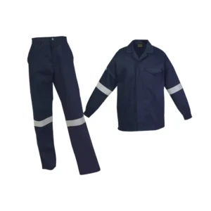 Fire Retardant 100% Cotton Flame Resistant Hi Vis Reflective Industrial Working Uniform Coverall Suit