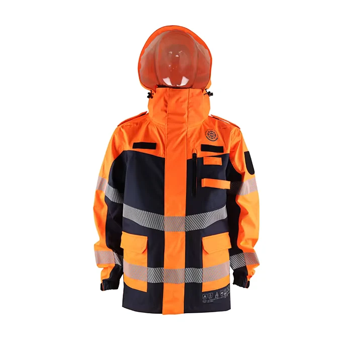 Fire Retardant Arc Flash Protection Anti-static Multi-functional Raincoat Suit