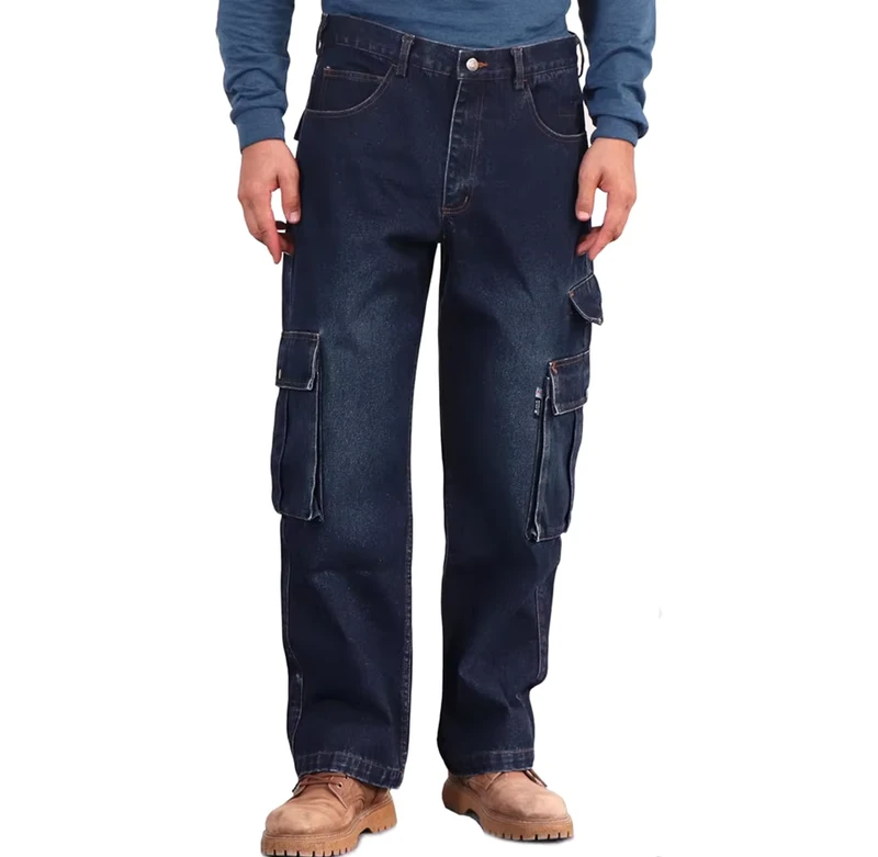 Fire Retardant FR Jeans NFPA2112 NFPA70E 100% Cotton Denim Workwear Apparel ATPV 14cal/cm Flame Resistant & Arc Flash Safety