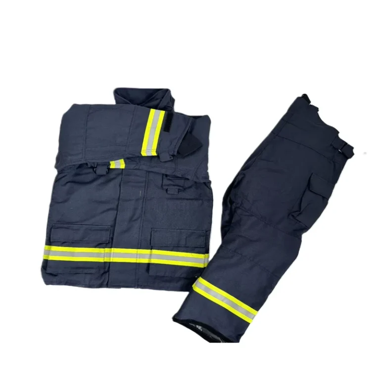 Firefighter-Emergency-Protective-Clothing-Set-Heat-Resistant-Jacket-Belt-with-Reflective-Strip-for-Rescue-Safety