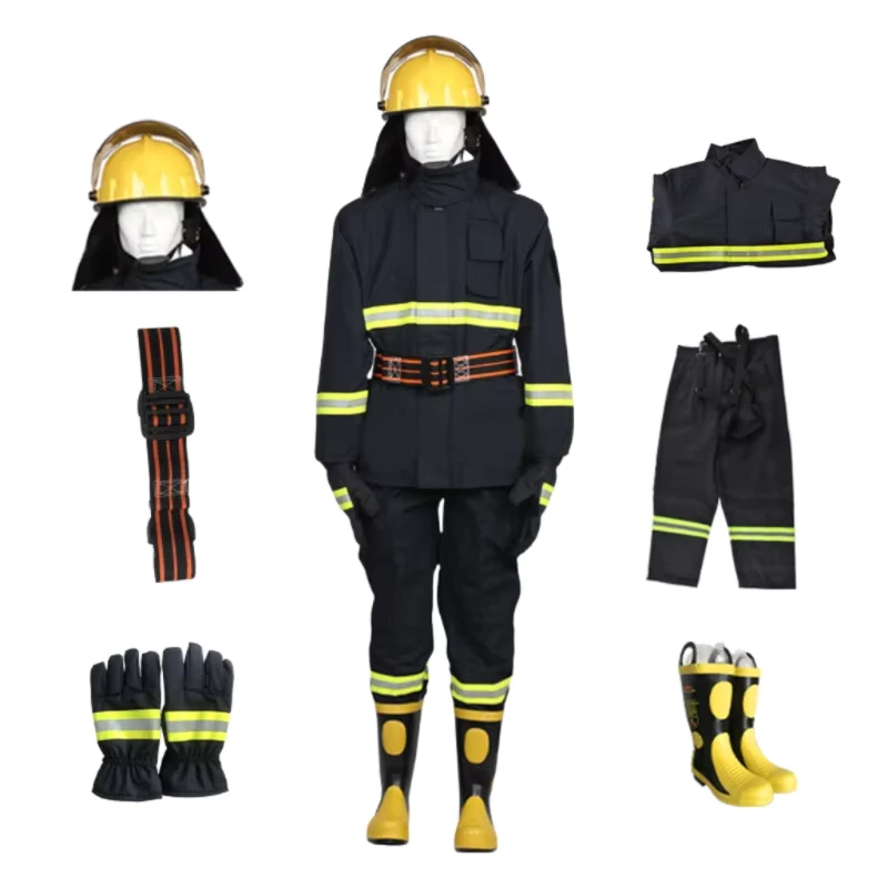 Firefighter Protective Suit Fire-Resistant Suit for Wildland Firefighting Category 4