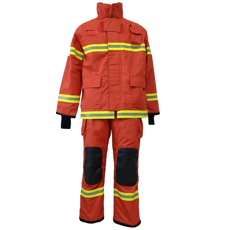 Firefighter Uniform Fireman Jacket Pants Firefighting Helmet Gloves Boot Fire Fighting Suit