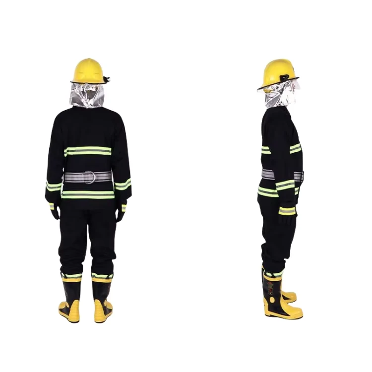 Firefighter Uniform for Fire Fighting Heat Resisting High Temperature Proof Flame Retardant Composite Suit