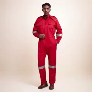 Fireproof Breathable Cotton Safety Work Coverall Flame Retardant Welding FRC FR Overall Workwear