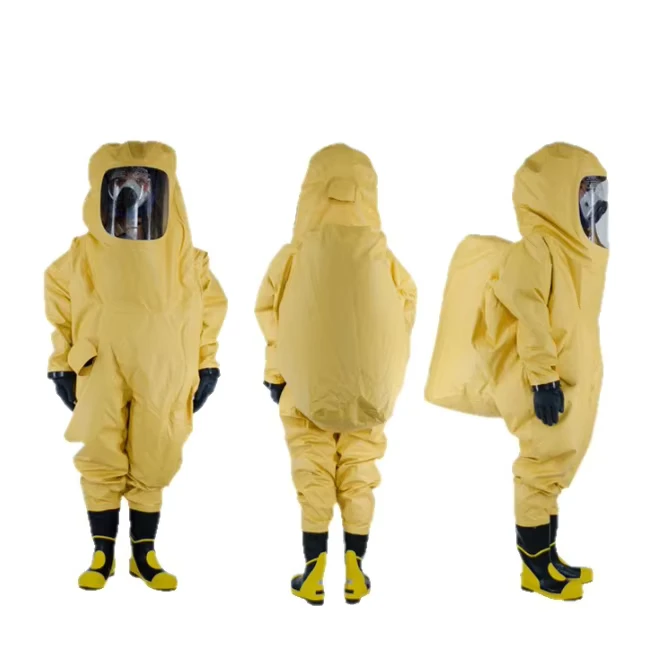 Fireproof Firefighter Workwear Vapor-Protective Breathable Suit for 200 Heat