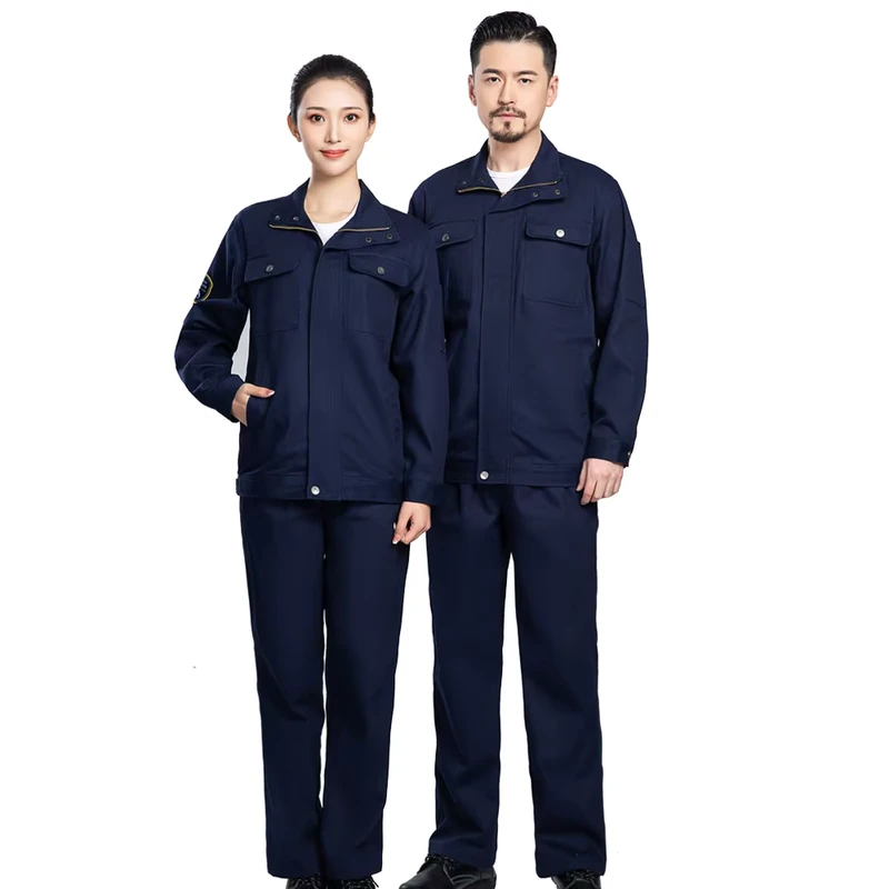Fireproof Jacket and Pants Flame Resistant Worker Uniform for Men
