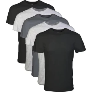 Fitspi Men’s Crew T shirts Multipack T Shirt Style G1100 Dropshipping Tshirt Supplier From China for
