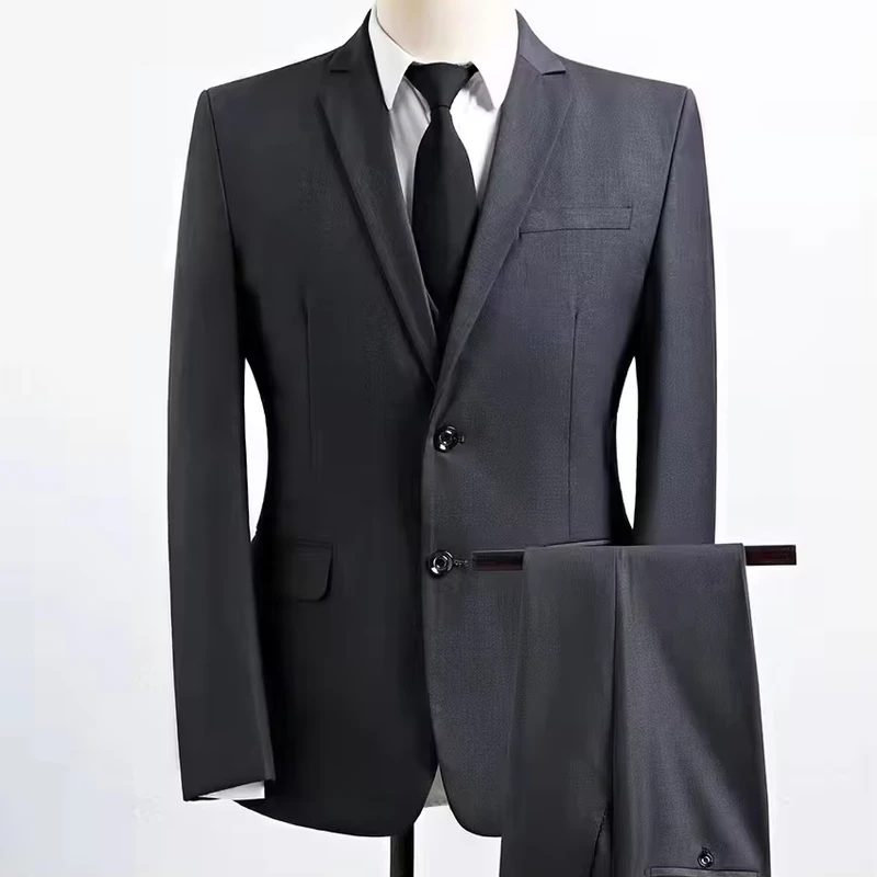 Fitted Professional Attire Business Wool Suit High end Style Suit