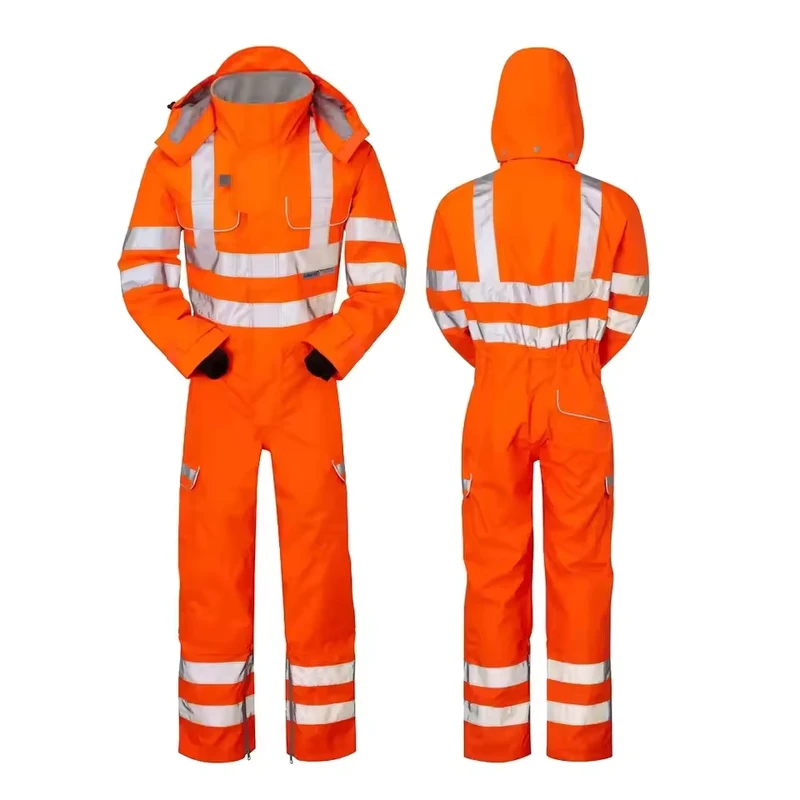 Flame Fire Retardant Clothing Safety Workwear Custom Logo FR Uniforms Overall Suit Work Wear Working Coveralls
