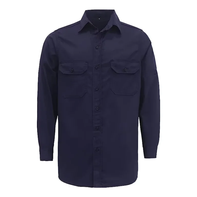 Flame-Proof-Arc-Flash-Safety-Shirts-Cotton-Adjustable-Cuffs-6