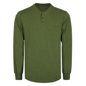Flame Proof Garment 6OZ Comfortable CAT2 Fire Resistant Flash Hazard Safety Henley Shirts