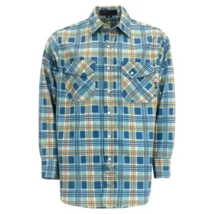 Flame Resistant 6.5OZ Cotton Twill Plaid NFPA 2112 Certified Arc Protective Workwear Shirts