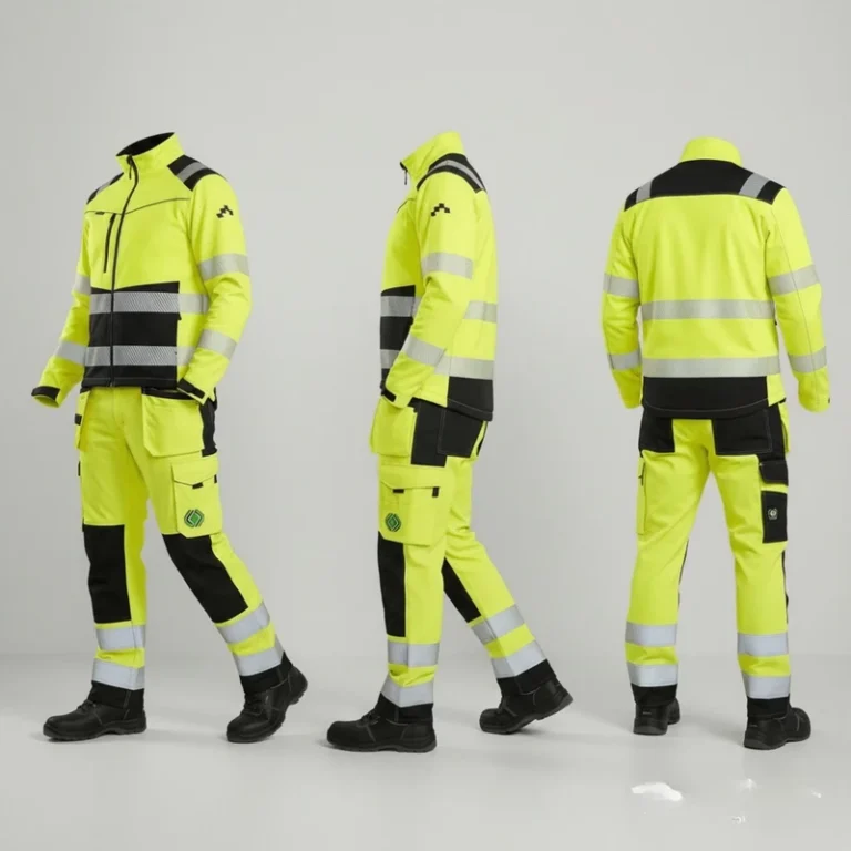 Flame-Resistant-Coverall-Work-Reflective-Flame-Resistant-Jacket-Carpenter-Hi-Vis-Working-Suits-With-Multi-Pockets