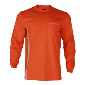 Flame Resistant FR Shirts Henley Style Long Sleeve Work Shirts