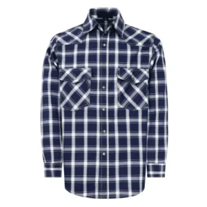 Flame Resistant Garments Plaid 7.5OZ NFPA2112 Fire Retardant Shirts