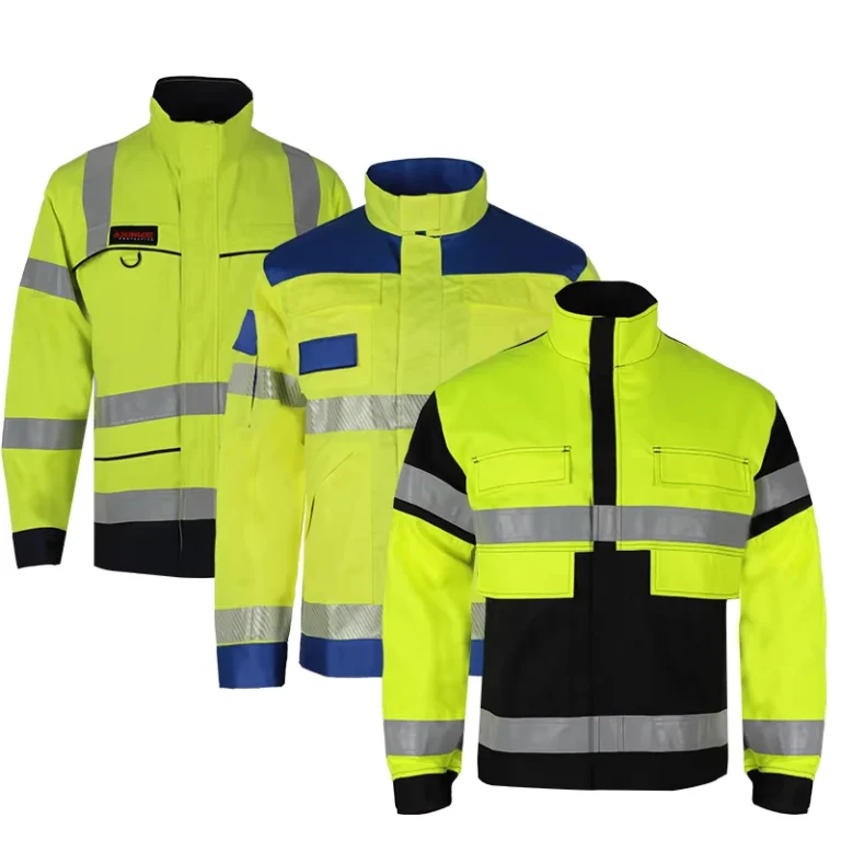 Flame-Resistant-Good-Quality-Men-Workwear-Safety-Clothing-Hi-Vis-Waterproof-Softshell-Jacket