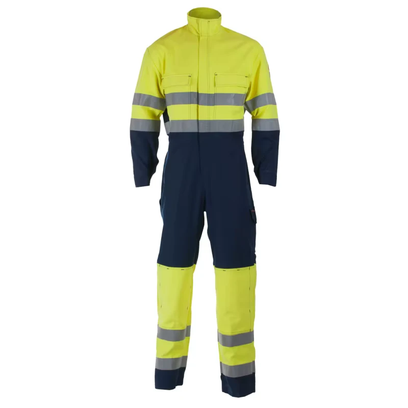 Flame-Resistant Reflective Safety Coverall for Mining