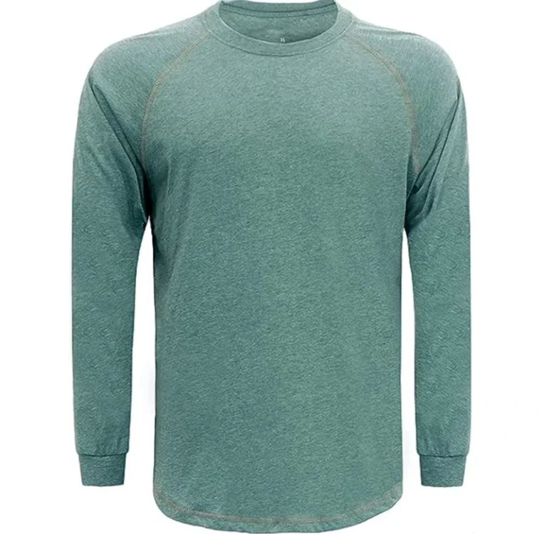 Flame-Retardant-4OZ-Summer-Cool-Breathable-FRC-Pullover-Shirt-Fire-Retardant-Base-Layer-CAT1-FR-Workwear