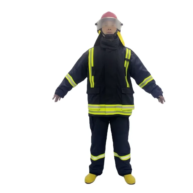 Flame-Retardant-Aramid-Firefighter-Suit-EN469-Bunker-Turnout-Gear-Jacket-and-Pants
