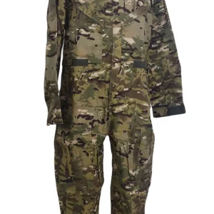 Flame Retardant Camo Coverall Work Suit Heavy Duty FR Coverall with Chest and Leg Pockets for Outdoor Industrial Use