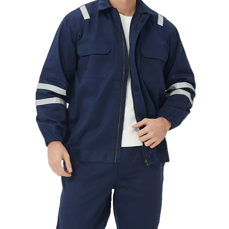 Flame Retardant Fire Resistant Reflective Safety Clothing for Oil Mining Electric Welding