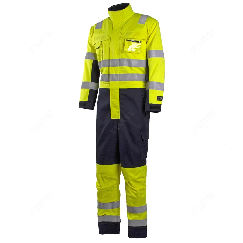 Flame Retardant Functional Workwear Uniform Safety Clothing Coverall High Visibility Clothing Fire Retardant Coveralls