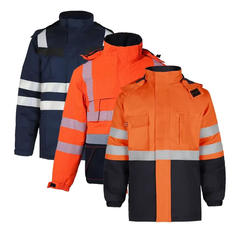 Flame-Retardant-High-Visibility-Thick-Jacket-Designed-For-Maximum-Safety-Warmth-And-Comfort-In-Industrial-Environments