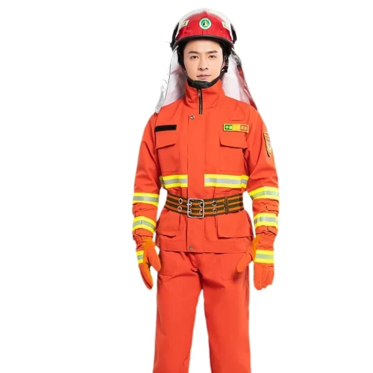 Flame-Retardant-Waterproof-Aramid-Firefighting-Suit-with-Helmet-Gloves-Boots-and-Jacket
