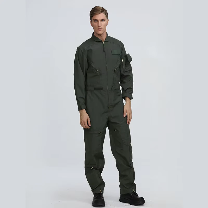 Flight Flying Suit Coverall Fire Retardant Safety Welding Workwear Uniform Mining Clothing Offshore Coveralls