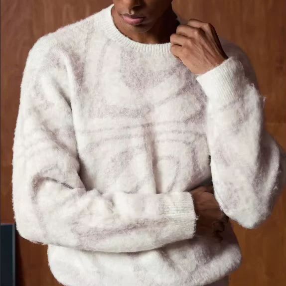 Fluffy-White-Mohair-Men-Sweater-Jacquard-Knitwear-Crewneck-Loose-Fit-Pullover-Thick-Warm-Winter-Soft-Male-Sweaters