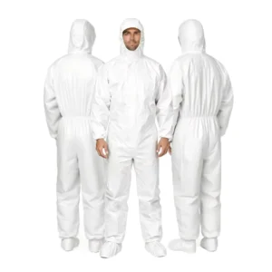 Fluid Resistant Fr Reflective Disposable Coverall With Elastic Ankles & Cuffs