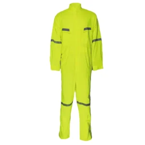 Fluorescent Hi Vis Safety Workwear Reflective Coverall Safety Orange Hi Vis Coveralls With Reflector