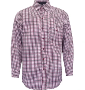 For 2 Fire Retardant Work Shirt Two Large Pockets 6.5OZ Cotton NFPA 2112 FR Printed Plaid Shirts FR Urea Buttons S 5XL
