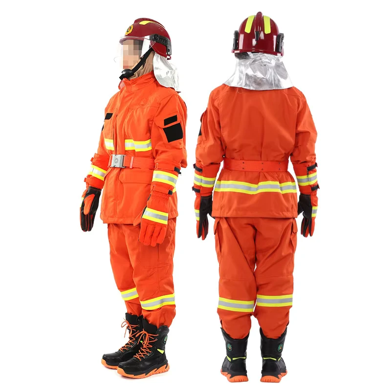 Forest Emergency Rescue Flame-Retardant Heat-Insulating Firefighting Protective Set Coverall