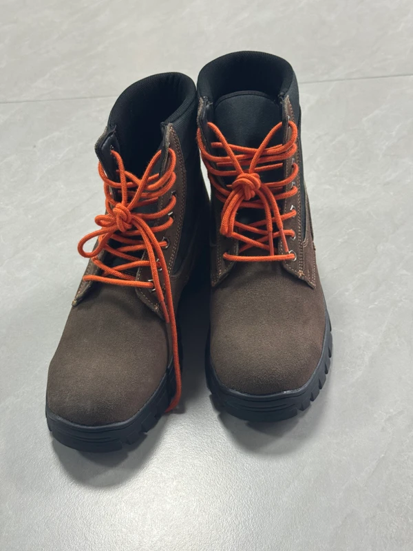 Forest Firefighting High Top Boots Flame Resistant Steel Sole Anti Puncture Safety Rescue Rubber Upper Foot Protection