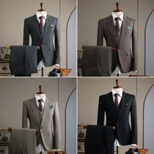 Formal Fashion Coat Pants Custom Spot Men’s Suit Wedding Suit Slim Men’s Suit