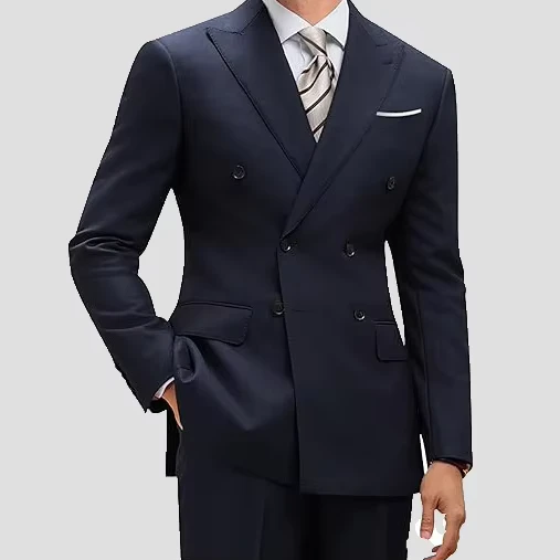 Formal Men's Business Tuxedo Suits & Blazers Plus Size Custom ODM British American Style Wedding Suit