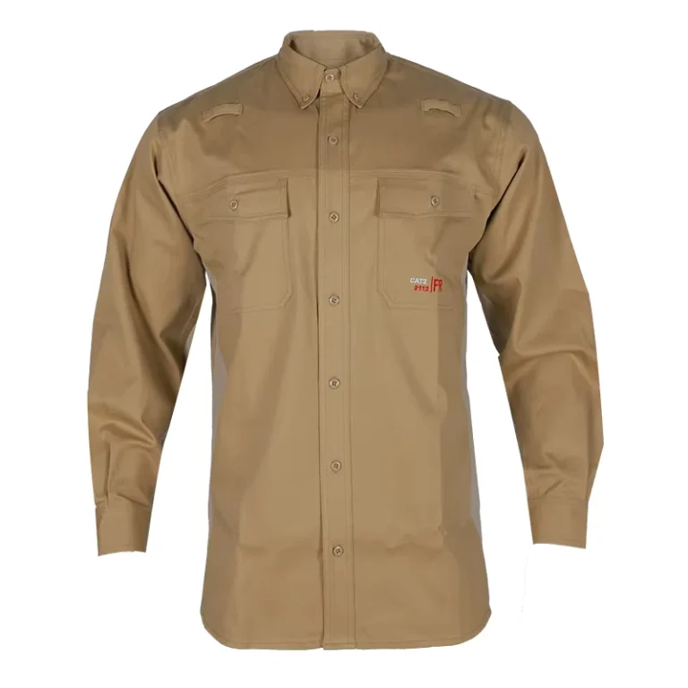 Fr-Shirts-Functional-High-Quality-Breathable-FR-Cotton-Construction-Work-Wear-Shirt-for-Mining