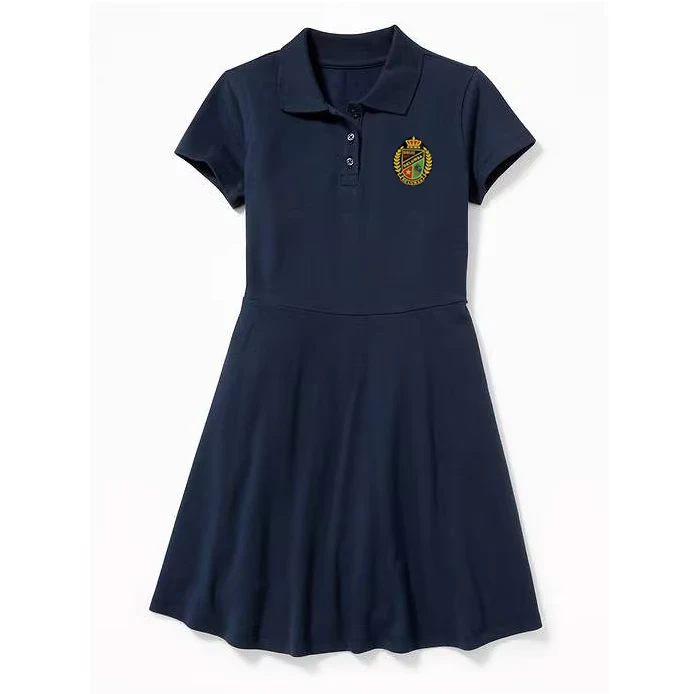 Free Custom Design Brand Girls Dress School Uniform for Girls Primary School Student Uniform Kids
