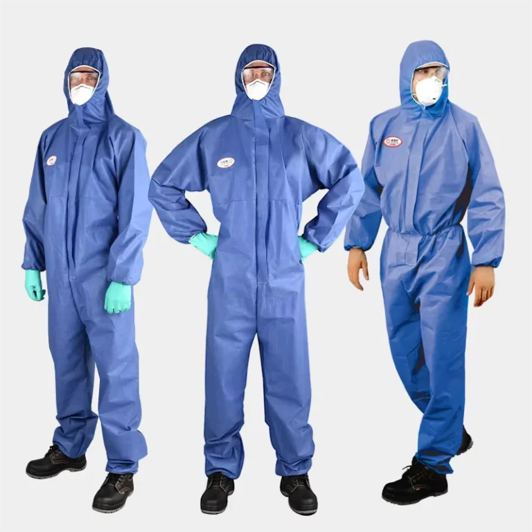 Free-Sample-CE-Approved-Bule-K1500-Smms-Nuclear-Protection-Disposable-Safety-Clothing-Coverall-Suits
