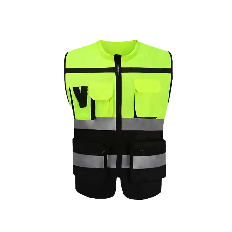 Free Sample Reply 1 Min 8 Million Pcs CE ANSI EN 20471 Class 2 Safety Work Jacket Vest