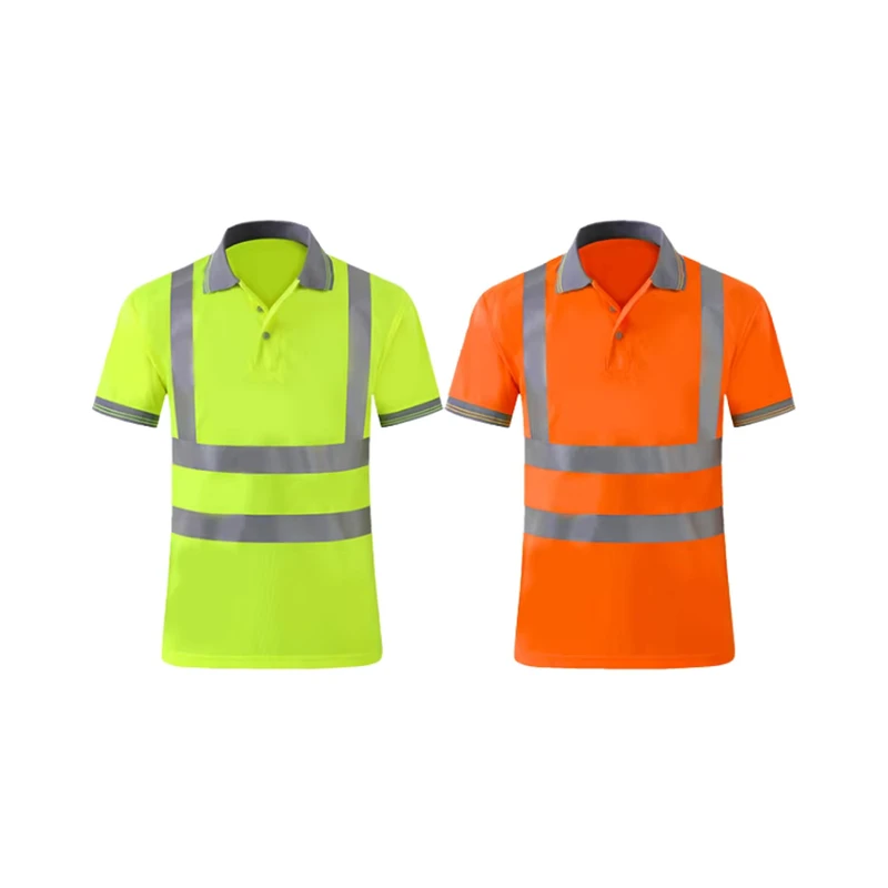 Free Sample Reply 1 Min 8 Million Pcs Factory CE ANSI EN 20471 Class 2 Safety Reflective Polo Shirt Vest