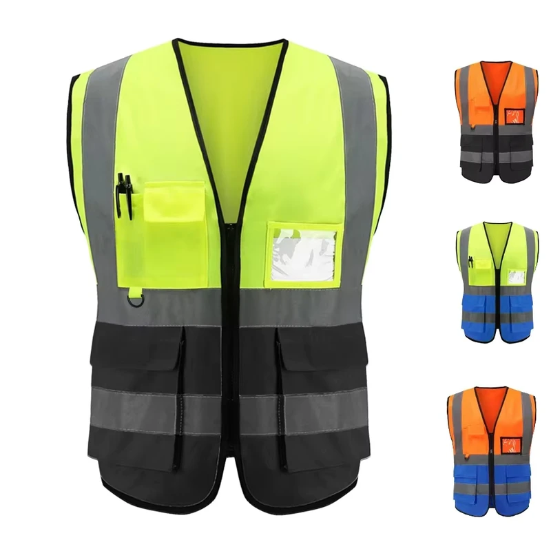 Free Sample Reply 1 Min 8 Million Piece CE ANSI EN 471 Class 2 Reflective Safety Vest Clothing