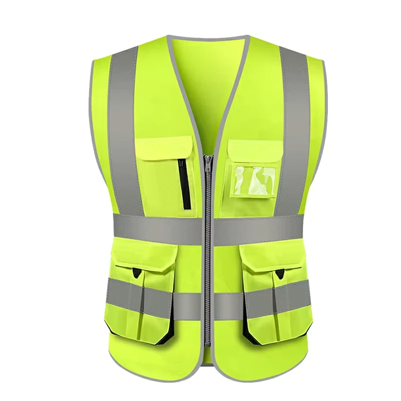 Free Sample Work Wear Shirts Reflective Long Sleeve Shirt Custom Work Winter High Visibility Jacket Cycling Safety Vest Blue