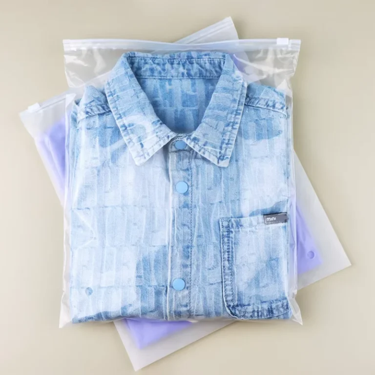 Frosted-Clear-Matte-Plastic-T-Shirt-Swimwear-Zipper-Bags-Custom-Printed-Logo-for-Clothing-Food-Packaging-for-Socks