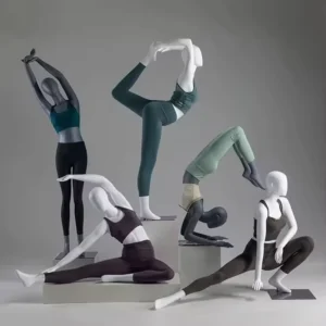 Full-Body Sports Clothing Display Female Yoga Mannequin