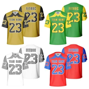 Full Customized New Trending Adult Men American Football Uniforms Kit Set Breathable Short Moisture Wicking Design Wear